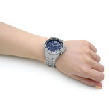  Shop Authentic Michael Kors Everest Chronograph Blue Dial Silver Steel Strap Watch For Women - MK7237 - Luxxuri