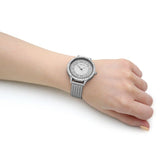  Shop Authentic Guess Soiree Diamonds Silver Dial Silver Mesh Bracelet Watch for Women - GW0402L1 - Luxxuri