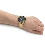  Shop Authentic Guess Track Grey Dial Gold Steel Strap Watch for Men - GW0426G2 - Luxxuri
