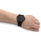  Shop Authentic Michael Kors Everest Chronograph Black Dial Black Leather Strap Watch For Men - MK9053 - Luxxuri