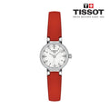  Shop Authentic Tissot Lovely Round Mother of Pearl Dial Red Leather Strap Watch for Women - T140.009.16.111.00 - Luxxuri