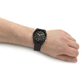  Shop Authentic Michael Kors Warren Chronograph Black Dial Black Steel Strap Watch For Men - MK9113 - Luxxuri