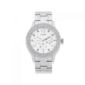  Shop Authentic Guess Bedazzle Diamonds Silver Dial Silver Steel Strap Watch For Women - W1097L1 - Luxxuri