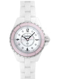  Shop Authentic Chanel J12 Quartz Diamonds Ceramic White Dial White Steel Strap Watch for Women - J12 H4466 - Luxxuri
