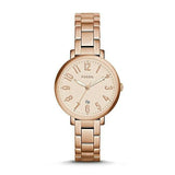  Shop Authentic Fossil Jacqueline Rose Gold Dial Rose Gold Steel Strap Watch for Women - ES3970 - Luxxuri