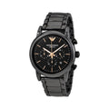  Shop Authentic Emporio Armani Luigi Ceramic Chronograph Black Dial Black Strap Watch For Men - AR1509 - Luxxuri