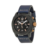  Shop Authentic Fossil Modern Machine Chronograph Black Dial Blue Leather Strap Watch for Men - FS5066 - Luxxuri