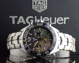  Shop Authentic Tag Heuer Formula 1 Ayrton Senna Special Edition Grey Dial Silver Steel Strap Watch for Men - CAZ101AF.BA0637 - Luxxuri