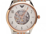  Shop Authentic Emporio Armani Meccanico White Dial Two Tone Steel Strap Watch For Men - AR1921 - Luxxuri