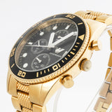  Shop Authentic Emporio Armani Chronograph Black Dial Gold Steel Strap Watch For Men - AR5857 - Luxxuri