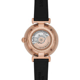  Shop Authentic Emporio Armani Gianni T Bar Mother of Pearl White Dial Black Leather Strap Watch For Women - AR60047 - Luxxuri