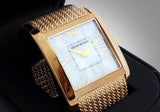  Shop Authentic Emporio Armani Mother of Pearl Dial Gold Mesh Bracelet Watch For Men - AR2016 - Luxxuri