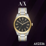  Shop Authentic Armani Exchange Nico Analog Black Dial Two Tone Steel Strap Watch For Men - AX2336 - Luxxuri