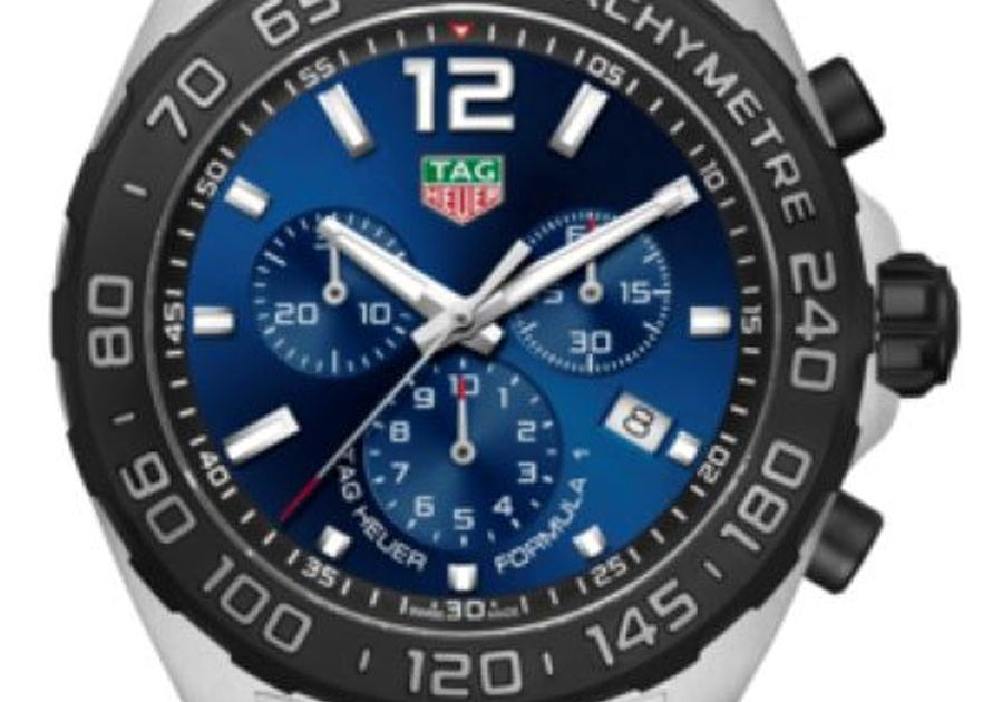 Shop Authentic Tag Heuer Formula 1 Chronograph Blue Dial Silver Steel Strap Watch for Men - CAZ101AV.BA0842 - Luxxuri