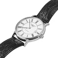  Shop Authentic Longines Presence 38.5mm Automatic White Dial Black Leather Strap Watch for Men - L4.921.4.11.2 - Luxxuri