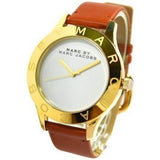  Shop Authentic Marc Jacobs Blade White Dial Brown Leather Strap Watch for Women - MBM1218 - Luxxuri