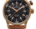  Shop Authentic Maurice Lacroix Pontos Diver Limited Edition Black Dial Brown Leather Strap Watch For Men - PT6248-BRZ01-330-3 - Luxxuri