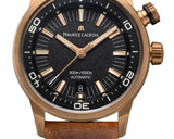  Shop Authentic Maurice Lacroix Pontos Diver Limited Edition Black Dial Brown Leather Strap Watch For Men - PT6248-BRZ01-330-3 - Luxxuri