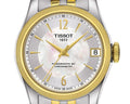  Shop Authentic Tissot Ballade Powermatic 80 Mother of Pearl Silver Dial Two Tone Steel Strap Watch For Women - T108.208.22.117.00 - Luxxuri
