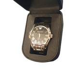  Shop Authentic Emporio Armani Valente Black Dial Silver Steel Strap Watch For Men - AR0680 - Luxxuri