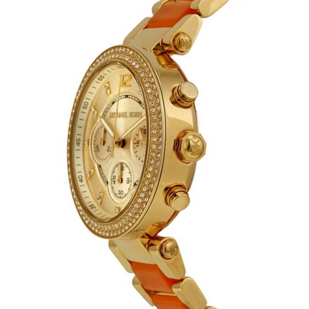  Shop Authentic Michael Kors Parker Gold Dial Two Tone Steel Strap Watch for Women - MK6139 - Luxxuri