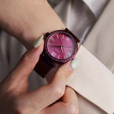  Shop Authentic Guess Soho Pink Dial Pink Mesh Bracelet Watch For Women - W0638L6 - Luxxuri