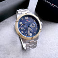  Shop Authentic Tommy Hilfiger Blaze Chronograph Blue Dial Silver Steel Strap Watch for Men - 1792031 - Luxxuri