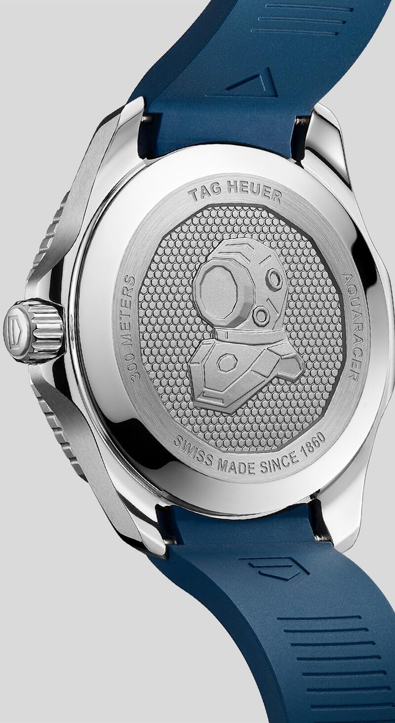  Shop Authentic Tag Heuer Aquaracer Professional 300 GMT Automatic Blue Dial Blue Rubber Strap Watch for Men - WBP2010.FT6198 - Luxxuri