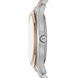  Shop Authentic Michael Kors Cinthia Mother of Pearl Grey Dial Two Tone Steel Strap Watch for Women - MK3642 - Luxxuri