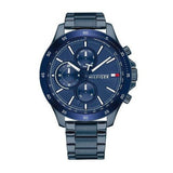  Shop Authentic Tommy Hilfiger Bank Quartz Blue Dial Blue Steel Strap Watch for Men - 1791720 - Luxxuri