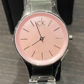  Shop Authentic Calvin Klein Simplicity Pink Dial Silver Steel Strap Watch for Women - K432314E - Luxxuri