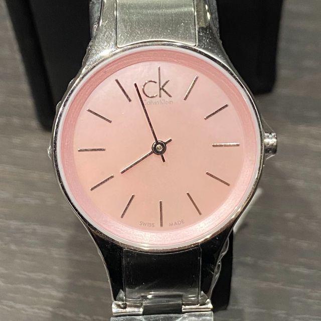  Shop Authentic Calvin Klein Simplicity Pink Dial Silver Steel Strap Watch for Women - K432314E - Luxxuri