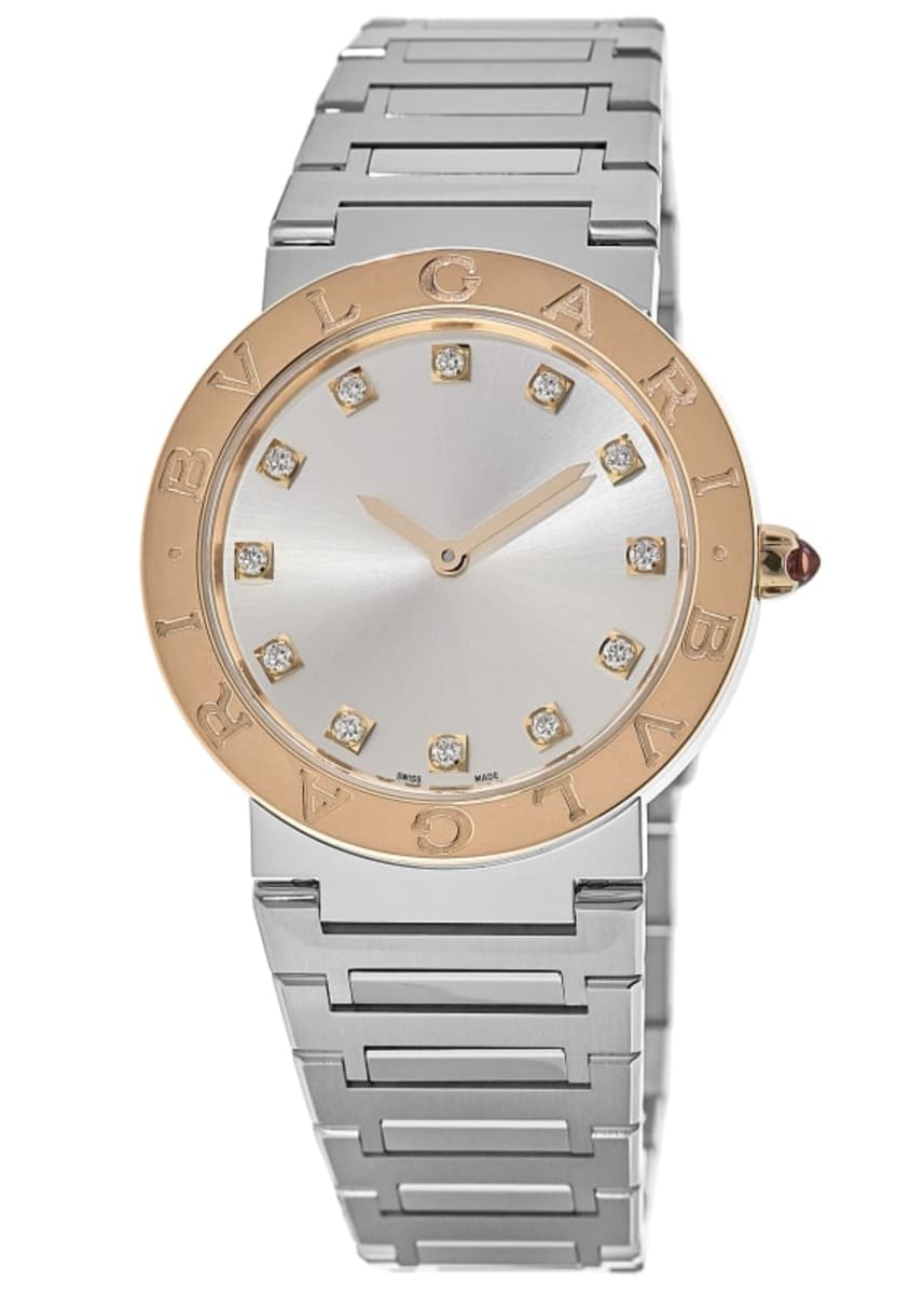  Shop Authentic Bvlgari Bvlgari Bvlgari Lady Diamonds Silver Dial Silver Steel Strap Watch for Women - BVLGARI103577 - Luxxuri