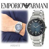  Shop Authentic Emporio Armani Renato Blue Dial Silver Steel Strap Watch For Men - AR2472 - Luxxuri