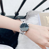  Shop Authentic Burberry The City Black Dial Silver Stainless Steel Strap Watch for Women - BU9001 - Luxxuri