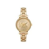  Shop Authentic Michael Kors Sofie Quartz Gold Dial Gold Steel Strap Watch For Women - MK4334 - Luxxuri