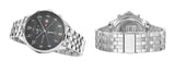  Shop Authentic Tommy Hilfiger West Quartz Black Dial Silver Steel Strap Watch For Men - 1791707 - Luxxuri