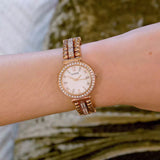  Shop Authentic Guess Gala Diamonds Silver Dial Gold Steel Strap Watch for Women - GW0401L3 - Luxxuri