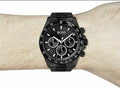 Hugo Boss Hero Black Dial Black Steel Strap Watch for Men - 1513754