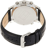  Shop Authentic Tommy Hilfiger Harrison Chronograph Black Dial Black Leather Strap Watch for Men - 1790875 - Luxxuri
