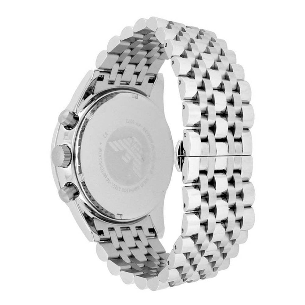  Shop Authentic Emporio Armani Sportivo Chronograph Blue Stainless Steel Watch For Men - AR6072 - Luxxuri