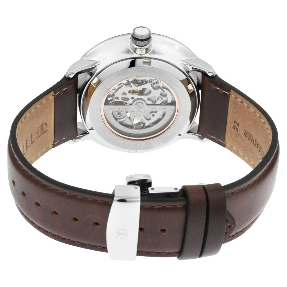  Shop Authentic Tissot T Classic Le Locle Automatic Silver Dial Brown Leather Strap Watch For Women - T006.207.16.038.00 - Luxxuri