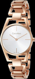  Shop Authentic Calvin Klein Dainty White Dial Rose Gold Steel Strap Watch for Women - K7L23646 - Luxxuri
