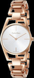  Shop Authentic Calvin Klein Dainty White Dial Rose Gold Steel Strap Watch for Women - K7L23646 - Luxxuri