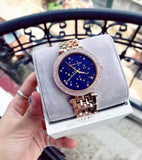  Shop Authentic Michael Kors Darci Blue Dial Rose Gold Steel Strap Watch for Women - MK3728 - Luxxuri