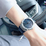  Shop Authentic Salvatore Ferragamo F-80 Classic Blue Dial Blue Leather Strap Watch for Men - SFDT00719 - Luxxuri