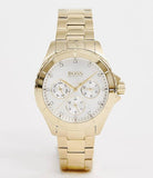  Shop Authentic Hugo Boss Premiere White Dial Gold Steel Strap Watch for Women - 1502445 - Luxxuri