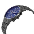  Shop Authentic Emporio Armani Renato Chronograph Quartz Blue Dial Black Steel Strap Watch For Men - AR11215 - Luxxuri