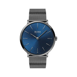  Shop Authentic Hugo Boss Horizon Blue Dial Black Mesh Bracelet Watch for Men - 1513734 - Luxxuri
