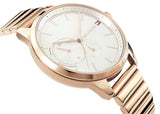  Shop Authentic Tommy Hilfiger Brooke Silver Dial Rose Gold Steel Strap Watch for Women - 1782021 - Luxxuri